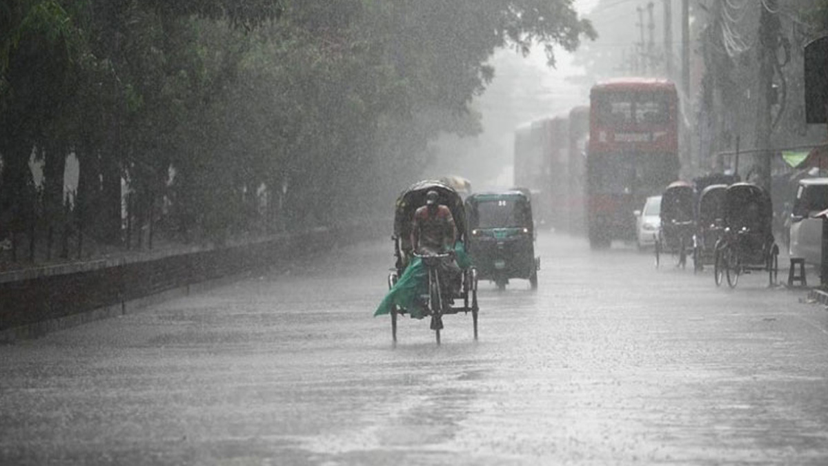 রাজধানীসহ দেশের অধিকাংশ এলাকায় টানা ১০ দিন ঝড়ো বৃষ্টির আভাস