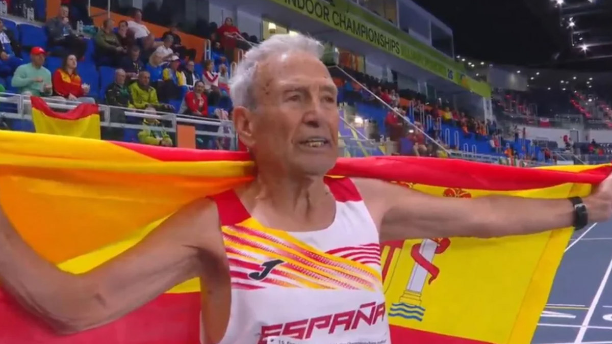 ৯০ বছর বয়সে দৌড়ে ডাবল বিশ্বরেকর্ড স্প্যানিশ অ্যাথলেটের