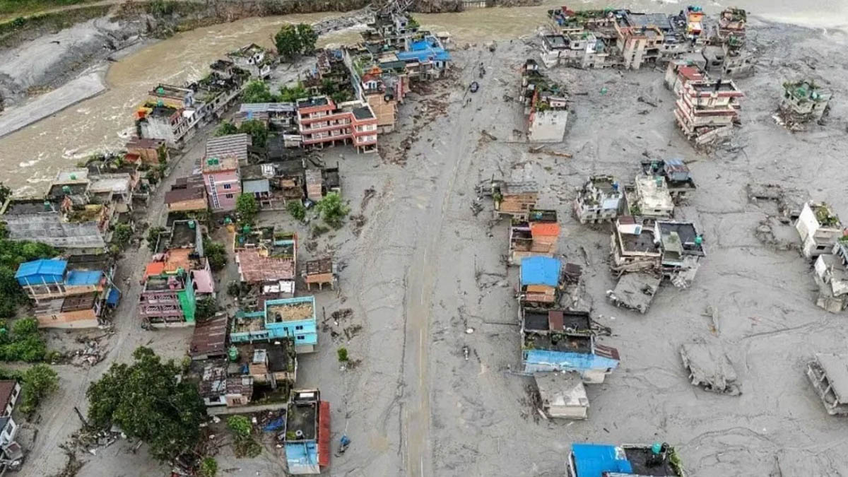 নেপালে নতুন করে বন্যার উচ্চ সতর্কতা