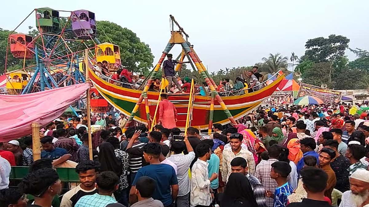জামালপুরে দুই শতাব্দীর ঐতিহ্যবাহী ঈদ মেলা শুরু