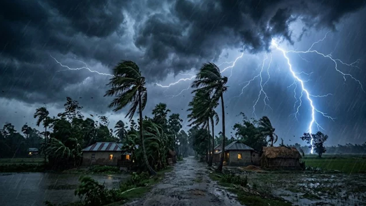 দেশের ১১ অঞ্চলে বজ্রবৃষ্টি ও ঝোড়ো হাওয়ার আভাস