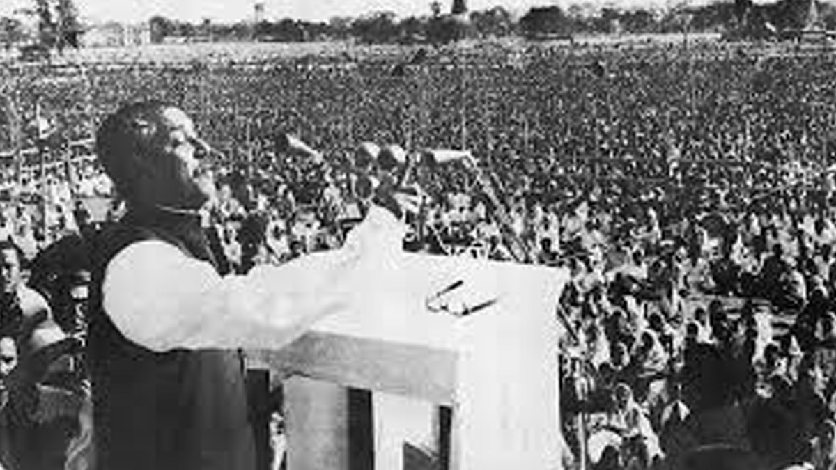 ঐতিহাসিক ৭ই মার্চ আজ