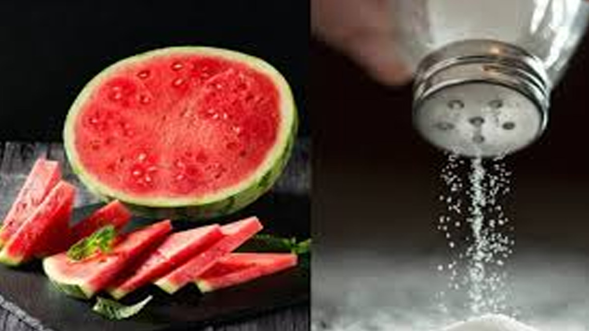তরমুজে এক চিমটি লবণ মিশিয়ে খাবেন যে কারণে