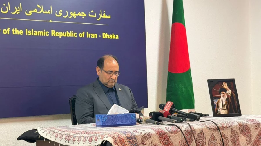 বাংলাদেশ সরাসরি আগ্রাসী শক্তির প্রতিবাদ করবে, প্রত্যাশা ইরানি রাষ্ট্রদূতের