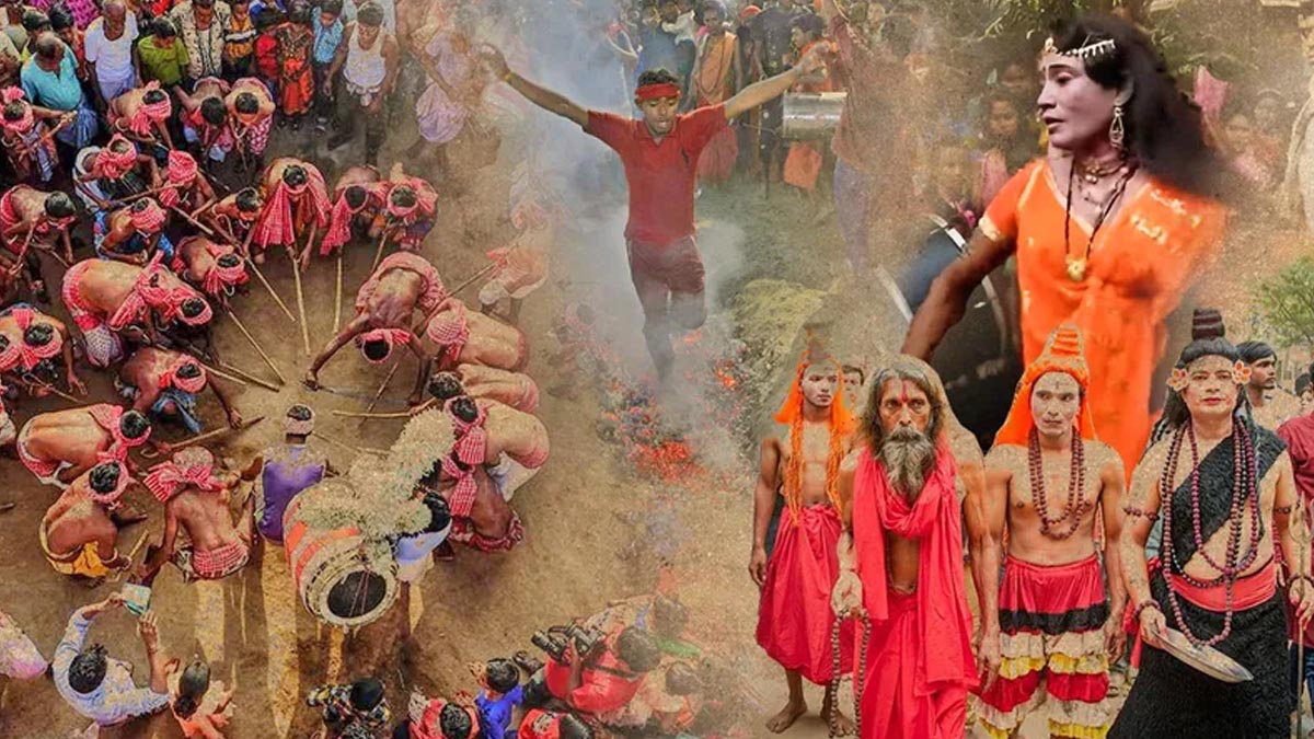 কালের বিবর্তনে হারিয়ে যাচ্ছে চৈত্র সংক্রান্তির নীল নাচ