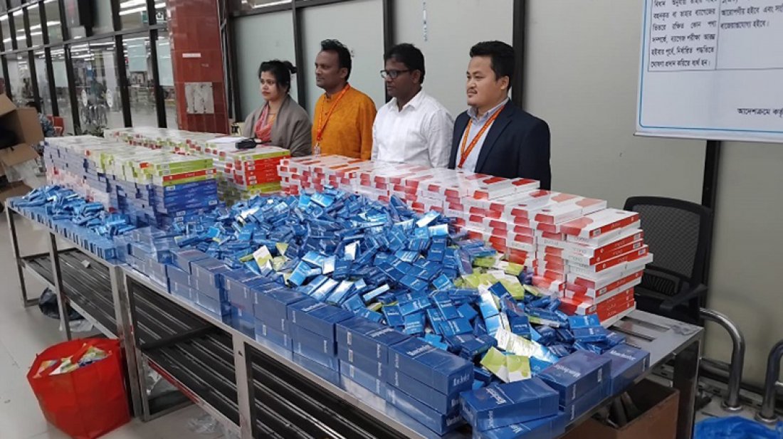 ঈদের ছুটিতে শাহজালালে ৪ অভিযানে কোটি টাকার মালামাল জব্দ