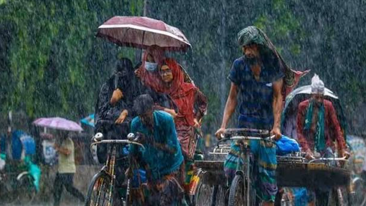 ঢাকাসহ ছয় বিভাগে অতিভারী বৃষ্টির পূর্বাভাস, বাড়তে পারে বন্যার ঝুঁকি