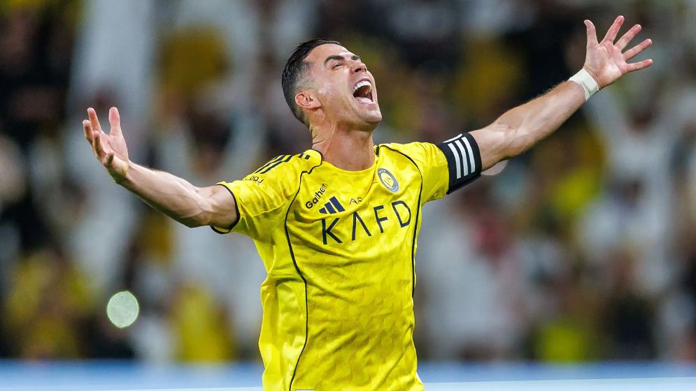 ‍‍`শততম ম্যাচে‍‍` মাঠে ফিরেই জোড়া গোল রোনালদোর