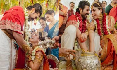 বিয়ের ছবি প্রকাশ করে রাশমিকা লিখলেন, ‘এ হলেন আমার স্বামী’