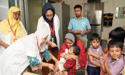 হামের জরুরি পরিস্থিতি মোকাবিলায় রেড ক্রিসেন্টের ছয় মাসের কর্মসূচি শুরু