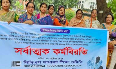 শিক্ষা ক্যাডাররা মন্ত্রীর আশ্বাসে কর্মবিরতি প্রত্যাহার করবেন