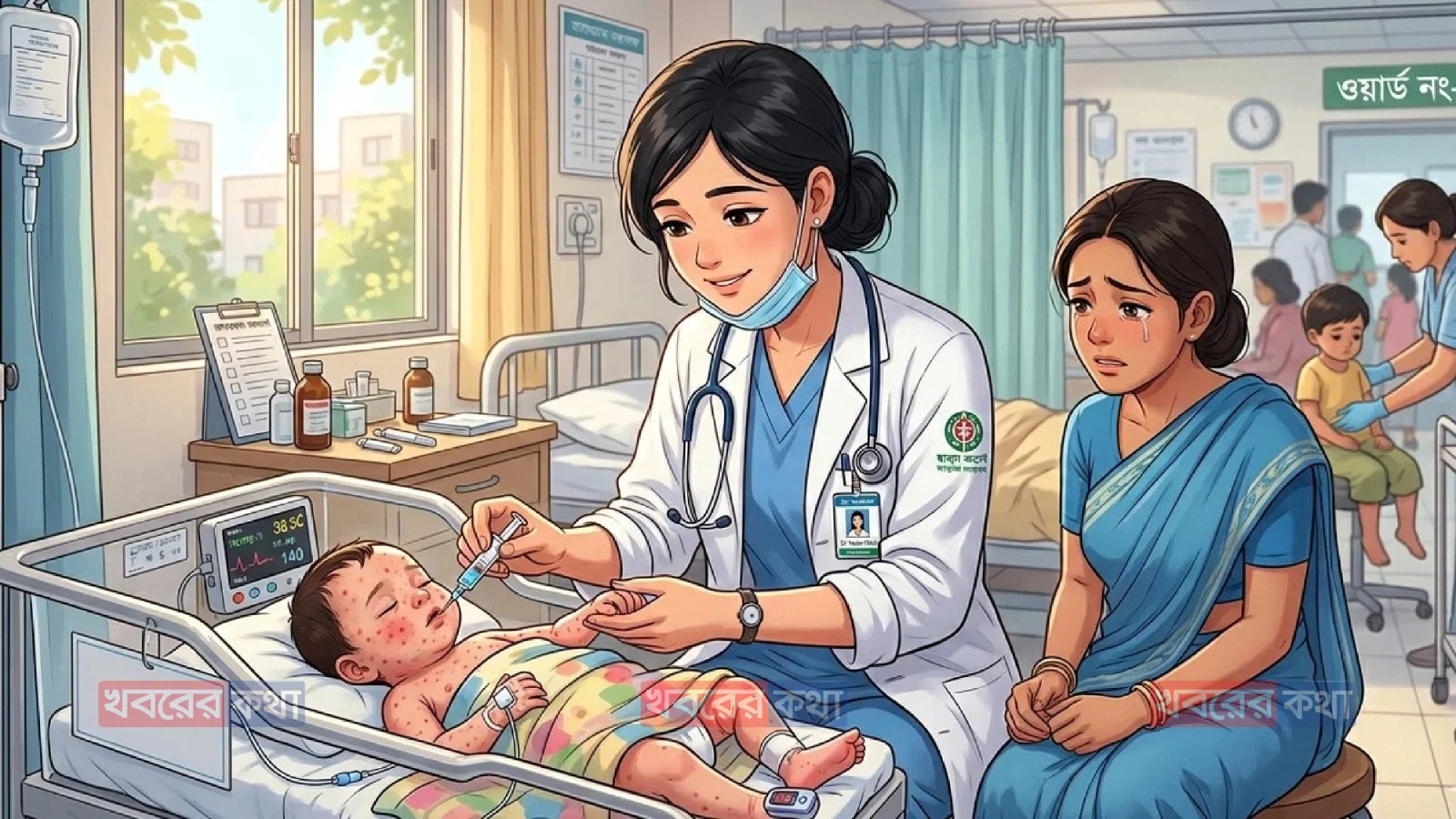 তিন হাসপাতাল ঘুরে ৫ মাস বয়সী সন্তানের মরদেহ নিয়ে ফিরলেন মা–বাবা